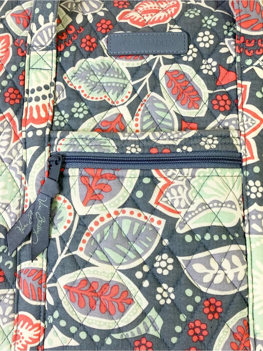 Nwot VERA BRADLEY Shoulder Bag Grey Multicolor